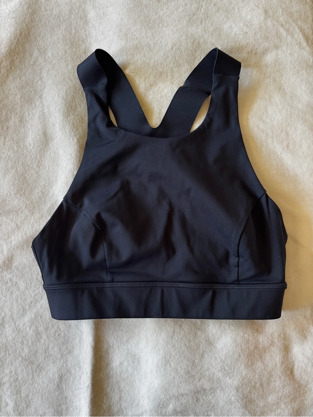 lululemon athletica Black High-Neck Sports Bra